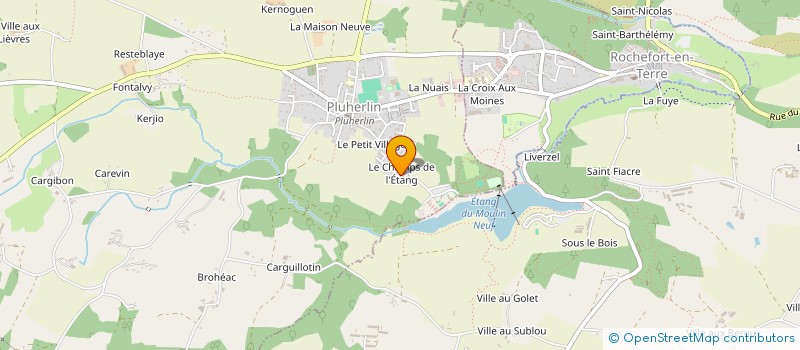 localisation de l'entreprise MONSIEUR ALLAN DUBOT  PLUHERLIN