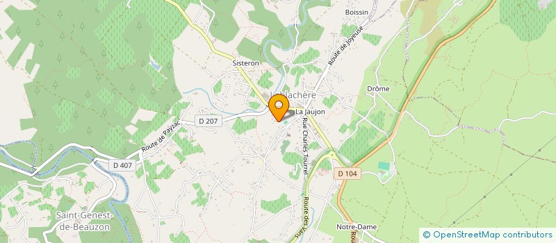 localisation de l'entreprise MONSIEUR ALLAN DURAND  LABLACHERE