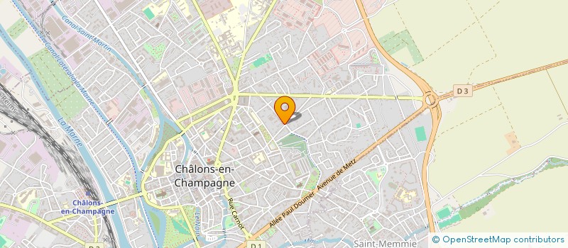 localisation de l'entreprise MONSIEUR ALLAN FAGOT  CHALONS-EN-CHAMPAGNE