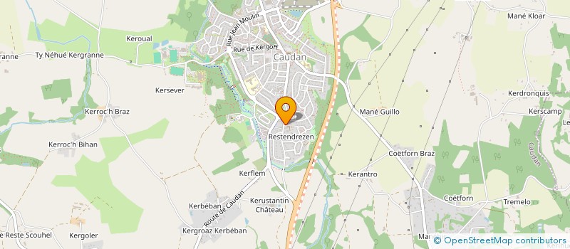 localisation de l'entreprise MONSIEUR ALLAN FERRAND  CAUDAN