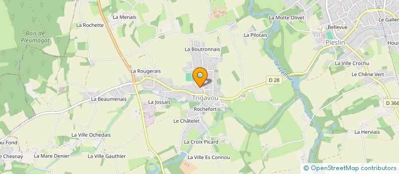 localisation de l'entreprise MONSIEUR ALLAN FREZES  PLESLIN-TRIGAVOU