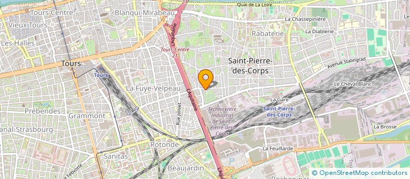 localisation de l'entreprise MONSIEUR ALLAN GANDILHON  JOUE-LES-TOURS