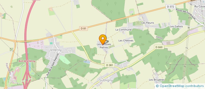 localisation de l'entreprise MONSIEUR ALLAN GEILLE-ROUJOU à SUBLIGNY