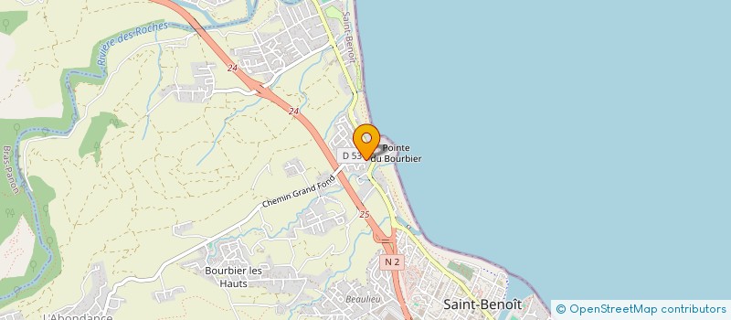 localisation de l'entreprise MONSIEUR ALLAN GOURAMA  SAINT-BENOIT