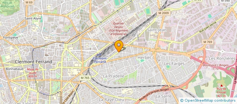 localisation de l'entreprise MONSIEUR ALLAN GRELET  CLERMONT-FERRAND