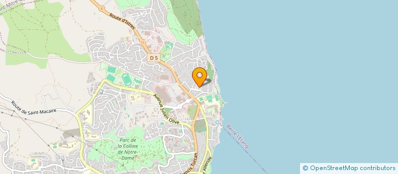 localisation de l'entreprise MONSIEUR ALLAN GRIVEAU  MARTIGUES