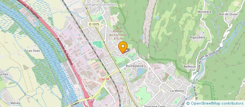 localisation de l'entreprise MONSIEUR ALLAN GUILLAUD  FONTANIL-CORNILLON