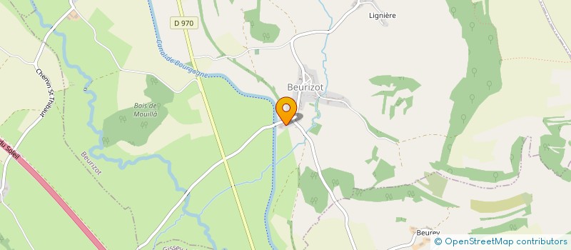 localisation de l'entreprise MONSIEUR ALLAN GUILLAUMOT  BEURIZOT