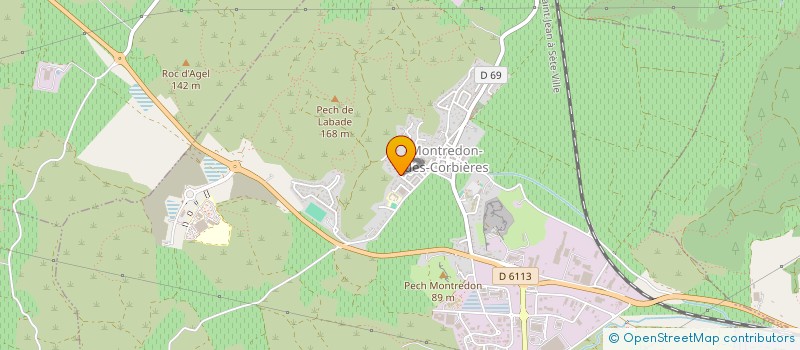 localisation de l'entreprise MONSIEUR ALLAN HAMITOUCHE  MONTREDON-DES-CORBIERES