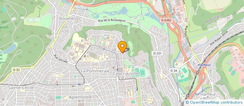 localisation de l'entreprise MONSIEUR ALLAN HAUGUEL  LE HAVRE