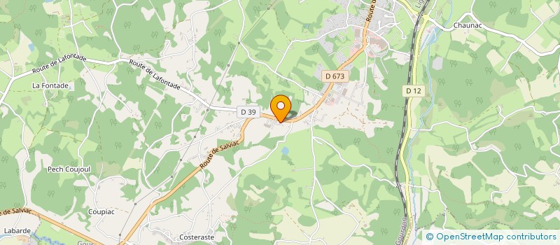 localisation de l'entreprise MONSIEUR ALLAN HERBY  GOURDON