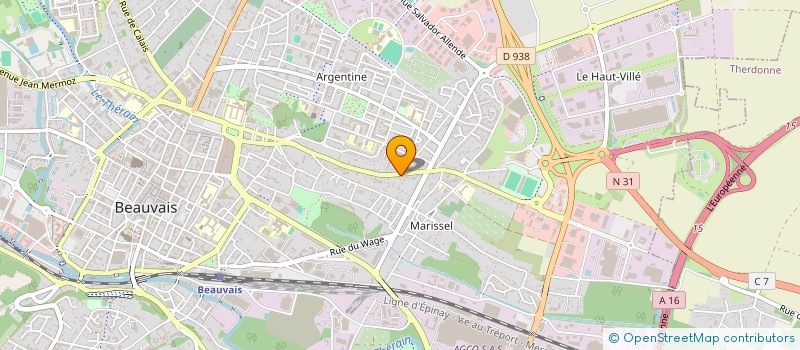 localisation de l'entreprise MONSIEUR ALLAN HORN  BEAUVAIS