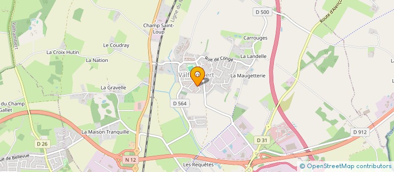 localisation de l'entreprise MONSIEUR ALLAN HUBERT à VALFRAMBERT