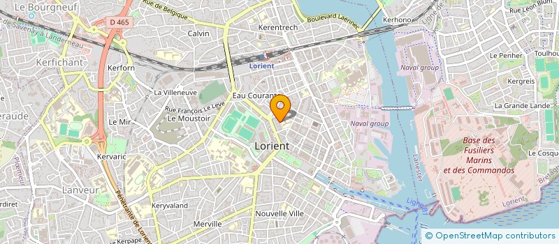 localisation de l'entreprise MONSIEUR ALLAN HUBERT  LORIENT