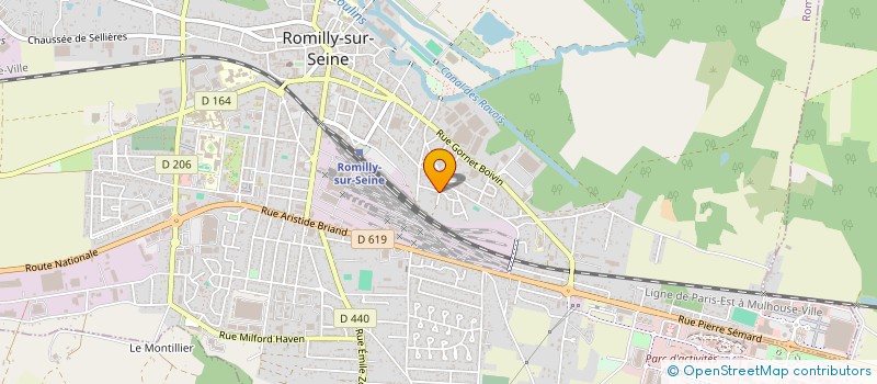 localisation de l'entreprise MONSIEUR ALLAN ICOS  ROMILLY-SUR-SEINE