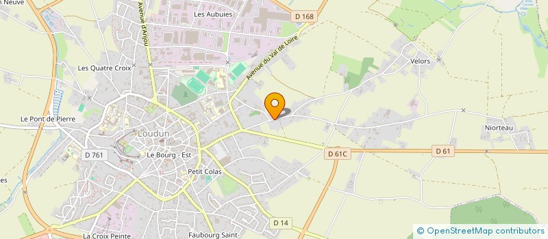 localisation de l'entreprise MONSIEUR ALLAN JAMOIS  LOUDUN