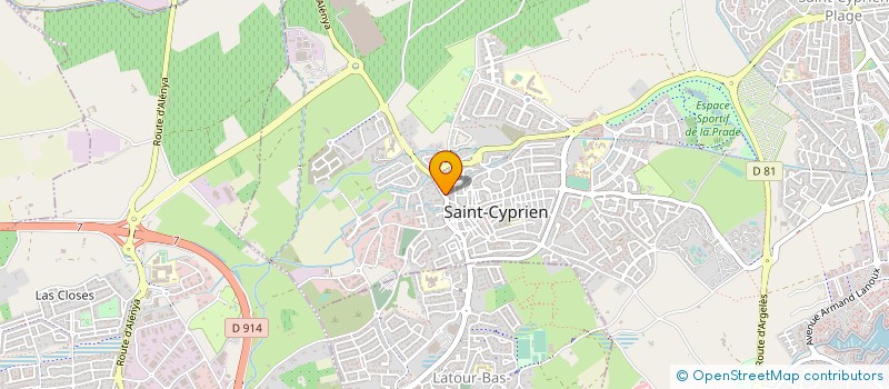localisation de l'entreprise MONSIEUR ALLAN JENNY à SAINT-CYPRIEN