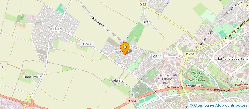 localisation de l'entreprise MONSIEUR ALLAN JOUENNE à CAEN