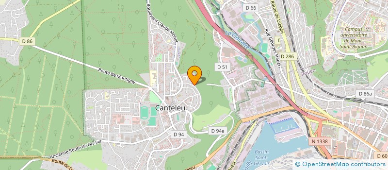 localisation de l'entreprise MONSIEUR ALLAN LABREUX  CANTELEU