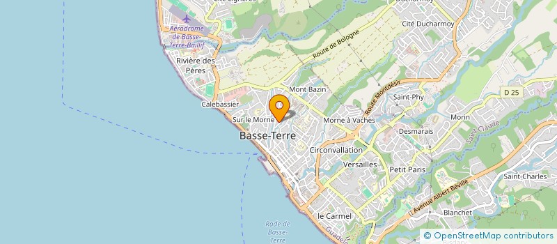 localisation de l'entreprise MONSIEUR ALLAN LAMBOURDIERE  BASSE-TERRE