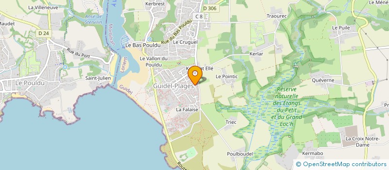 localisation de l'entreprise MONSIEUR ALLAN LE NADANT à GUIDEL
