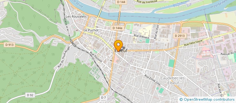 localisation de l'entreprise MONSIEUR ALLAN LEBLOND  ELBEUF