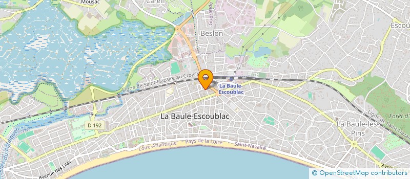 localisation de l'entreprise MONSIEUR ALLAN LECOINTE à LA BAULE-ESCOUBLAC