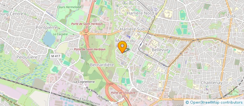 localisation de l'entreprise MONSIEUR ALLAN LEMARE  SAINT-HERBLAIN