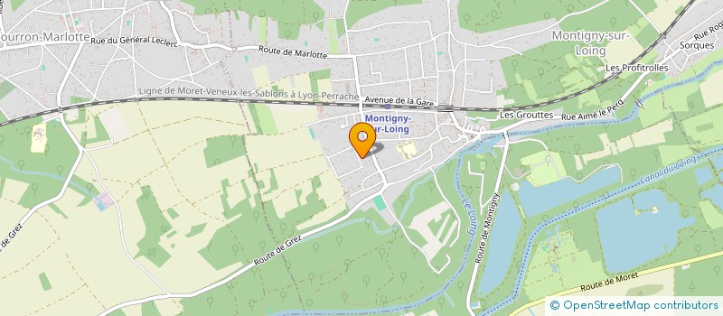 localisation de l'entreprise MONSIEUR ALLAN LESPAGNOL  MONTIGNY-SUR-LOING