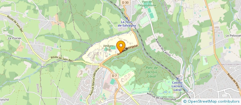 localisation de l'entreprise MONSIEUR ALLAN LEURS  MARCY-L'ETOILE