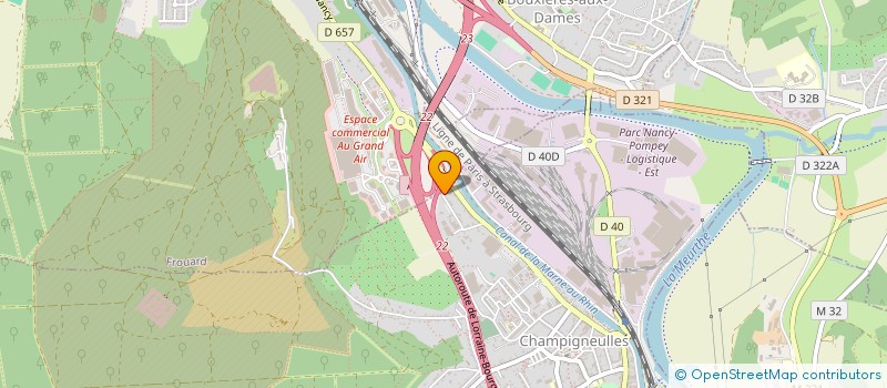 localisation de l'entreprise MONSIEUR ALLAN LEVY  CHAMPIGNEULLES