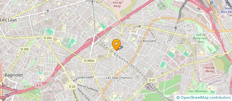 localisation de l'entreprise MONSIEUR ALLAN MARIE à MONTREUIL