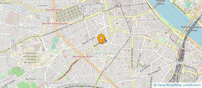 localisation de l'entreprise MONSIEUR ALLAN MARTINUZZI  BORDEAUX