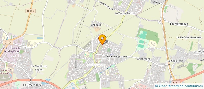 localisation de l'entreprise MONSIEUR ALLAN-MATHIEU RICHER  PUILBOREAU