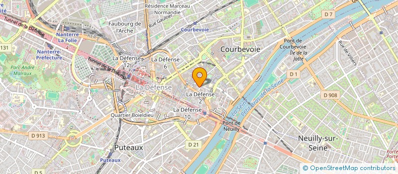 localisation de l'entreprise MONSIEUR ALLAN MOASO EHOLE à COURBEVOIE