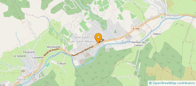 localisation de l'entreprise MONSIEUR ALLAN MORENO  SAINT-JULIEN-EN-SAINT-ALBAN