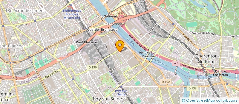 localisation de l'entreprise MONSIEUR ALLAN MUZEYA  IVRY-SUR-SEINE