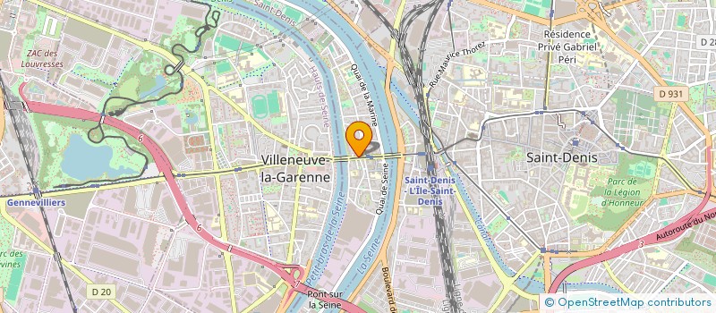 localisation de l'entreprise MONSIEUR ALLAN NDOUMBE  L'ILE-SAINT-DENIS