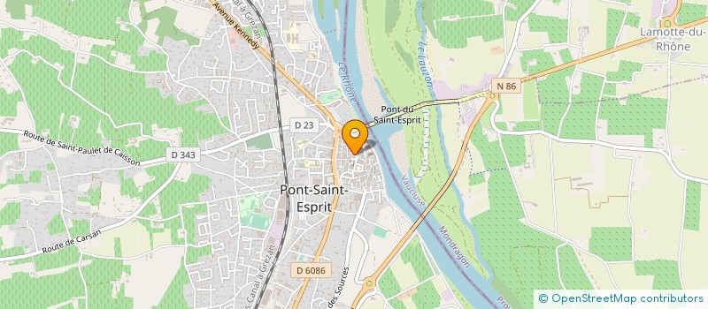 localisation de l'entreprise MONSIEUR ALLAN NEDJAR à PONT-SAINT-ESPRIT