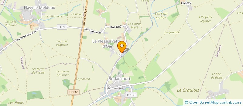 localisation de l'entreprise MONSIEUR ALLAN NOEL DELMAS  LE PLESSIS-PATTE-D'OIE