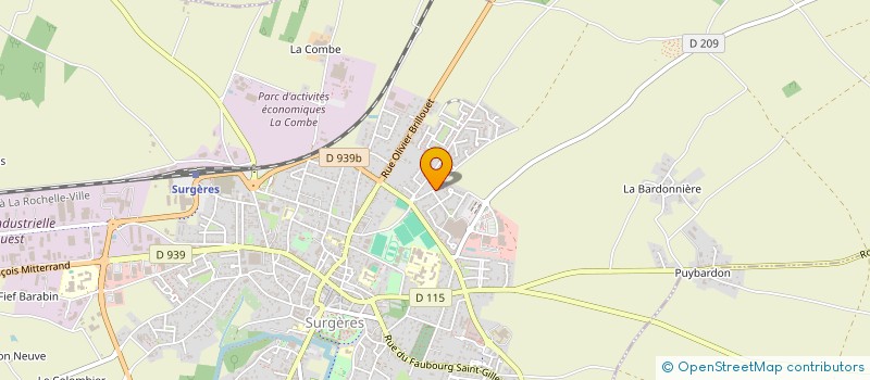localisation de l'entreprise MONSIEUR ALLAN NOUZILLE à SURGERES