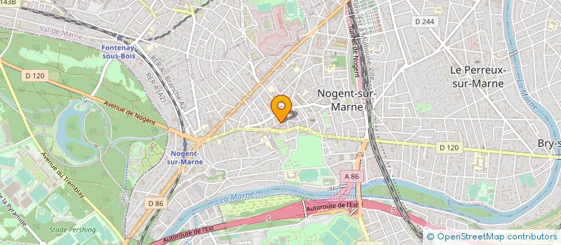 localisation de l'entreprise MONSIEUR ALLAN OUVRE  NOGENT-SUR-MARNE