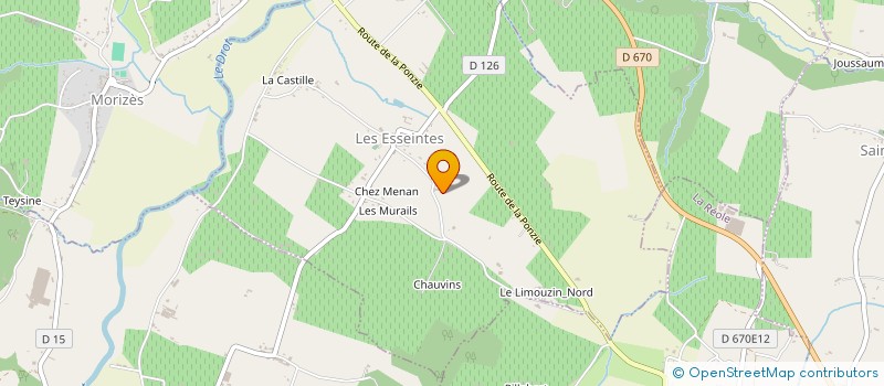 localisation de l'entreprise MONSIEUR ALLAN PASQUIER  LES ESSEINTES