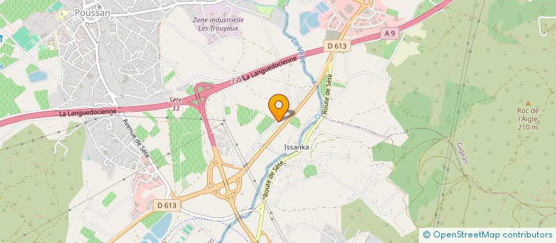 localisation de l'entreprise MONSIEUR ALLAN PELTIER  POUSSAN