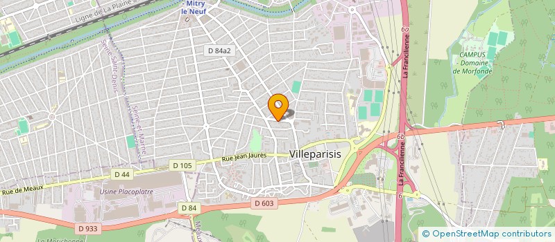 localisation de l'entreprise MONSIEUR ALLAN PEREIRA ZUZA à VILLEPARISIS