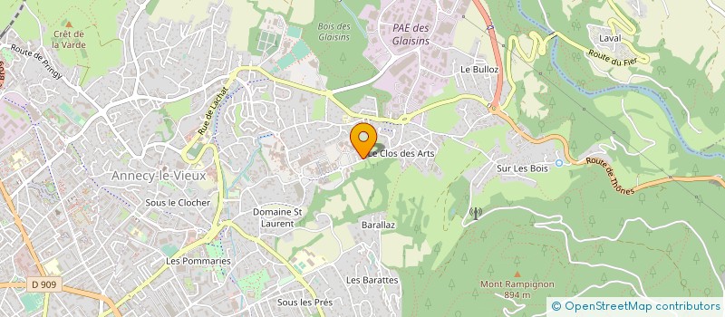 localisation de l'entreprise MONSIEUR ALLAN PEREZ GONZALEZ à ANNECY