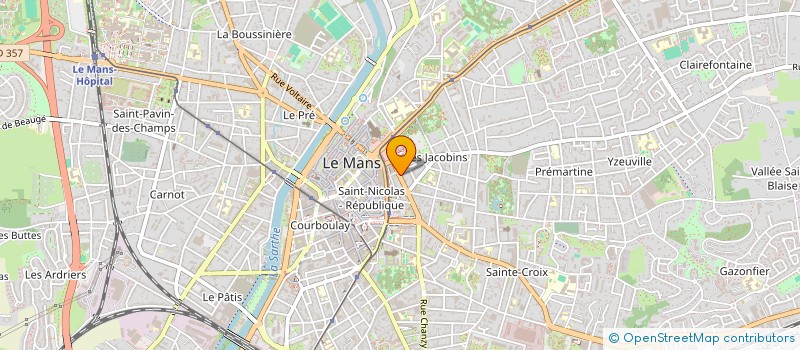 localisation de l'entreprise MONSIEUR ALLAN PERROQUIN  LE MANS