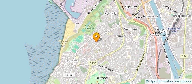 localisation de l'entreprise MONSIEUR ALLAN PEUVREL  LE PORTEL