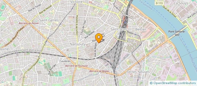 localisation de l'entreprise MONSIEUR ALLAN PEYRE  BORDEAUX