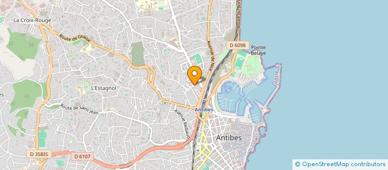 localisation de l'entreprise MONSIEUR ALLAN PIACENTINI  ANTIBES